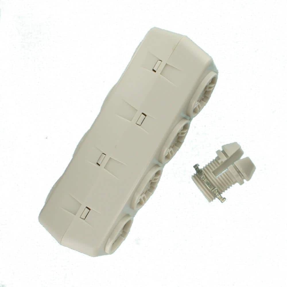 Leviton Offset Adapter Accessory for Commercial Grade Passive Infrared Fixture Mount High Bay Occupancy Sensor, White OSFOA-W (3)
