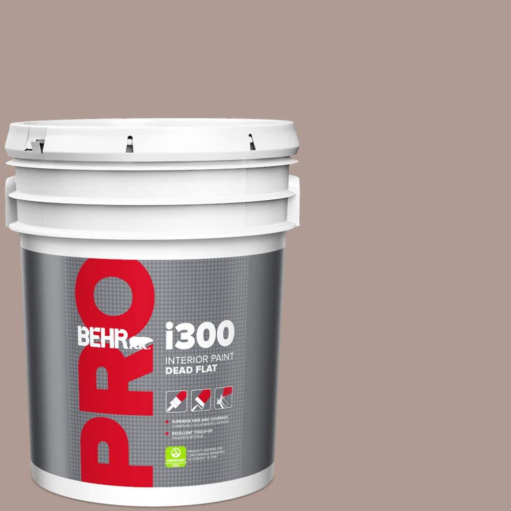 BEHR PRO 5 gal. #N170-4 Coffee With Cream Dead Flat Interior Paint