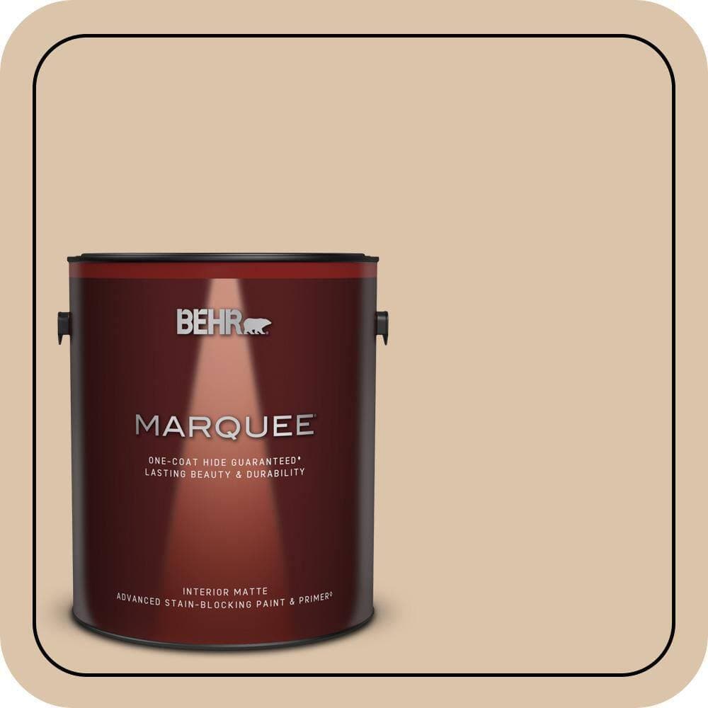 BEHR MARQUEE 1 gal. #PPU4-08 Plateau One-Coat Hide Matte Interior Paint & Primer