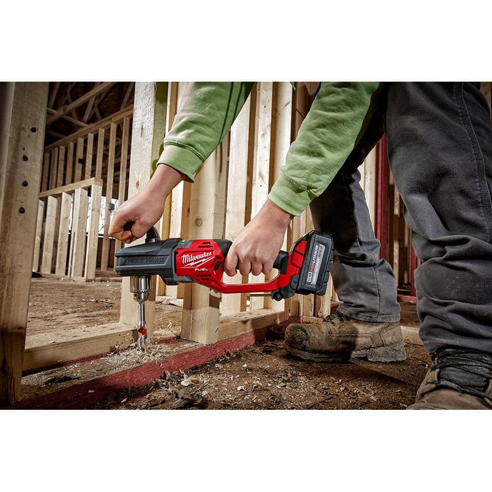 Milwaukee M18 FUEL GEN II 18V Lithium-Ion Brushless Cordless 1/2 in. Hole Hawg Right Angle Drill (Tool-Only) (4)