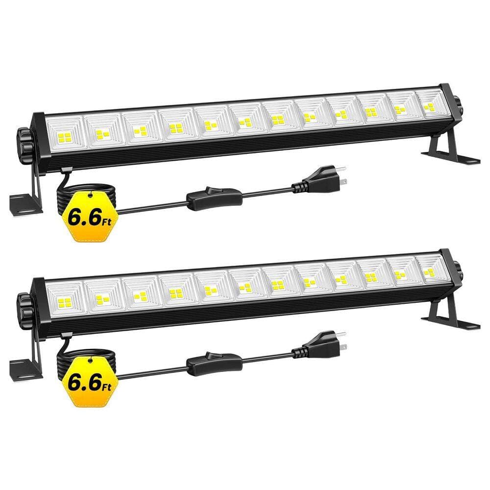 Unbranded 40W 5400 Lumen LED Shop Work Light Plug-In Power Source Daylight 6000K with with 6.6 ft. Long Power Cord, On/Off Switch