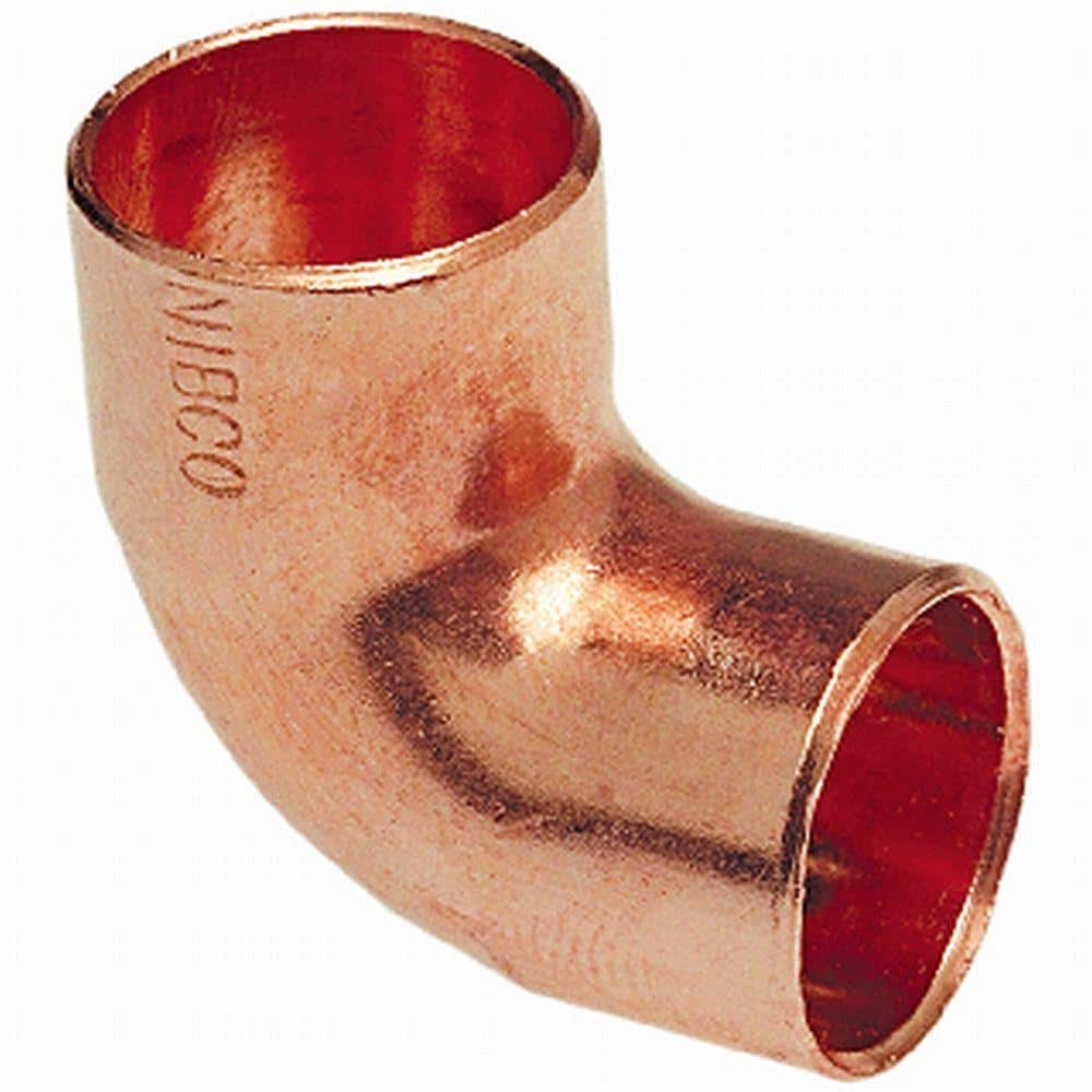 Everbilt 3/8 in. Copper 90-Degree Cup x Cup Elbow Fitting (1)