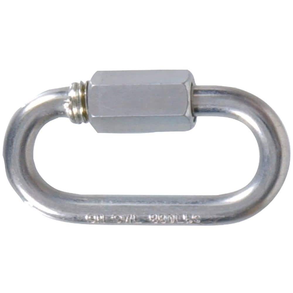 Hardware Essentials 5/16 in. Opening x 2-15/16 in. Length Zinc-Plated Quick Link (10-Pack)