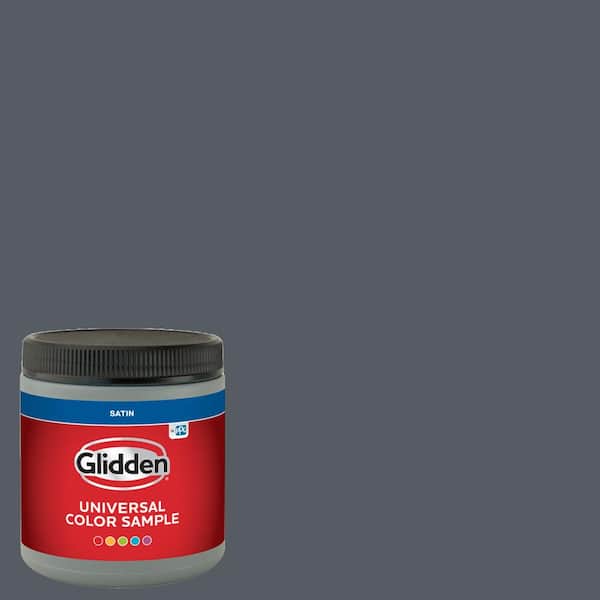 Glidden Premium 8 oz. PPG0993-7 Moody Sky Satin Interior Paint Sample (2)