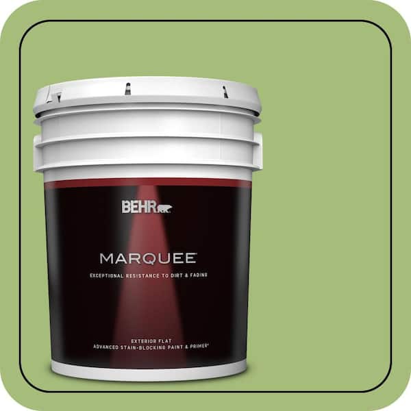 BEHR MARQUEE 5 gal. #P370-5 Lazy Caterpillar Flat Exterior Paint & Primer (2)