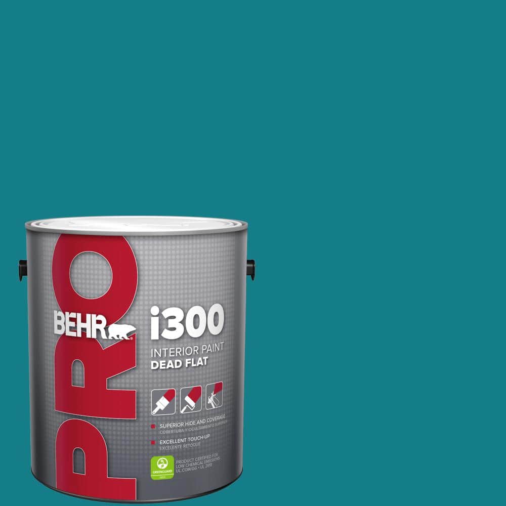 BEHR PRO 1 gal. #PPU13-01 Caribe Dead Flat Interior Paint