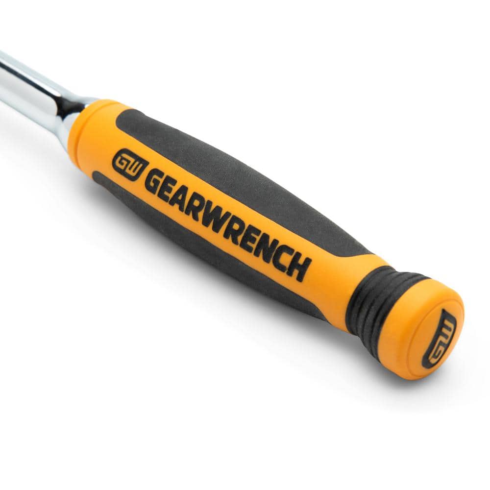 GEARWRENCH 3/8 in. Drive 90-Tooth Dual Material Locking Flex Head Teardrop Ratchet (3)