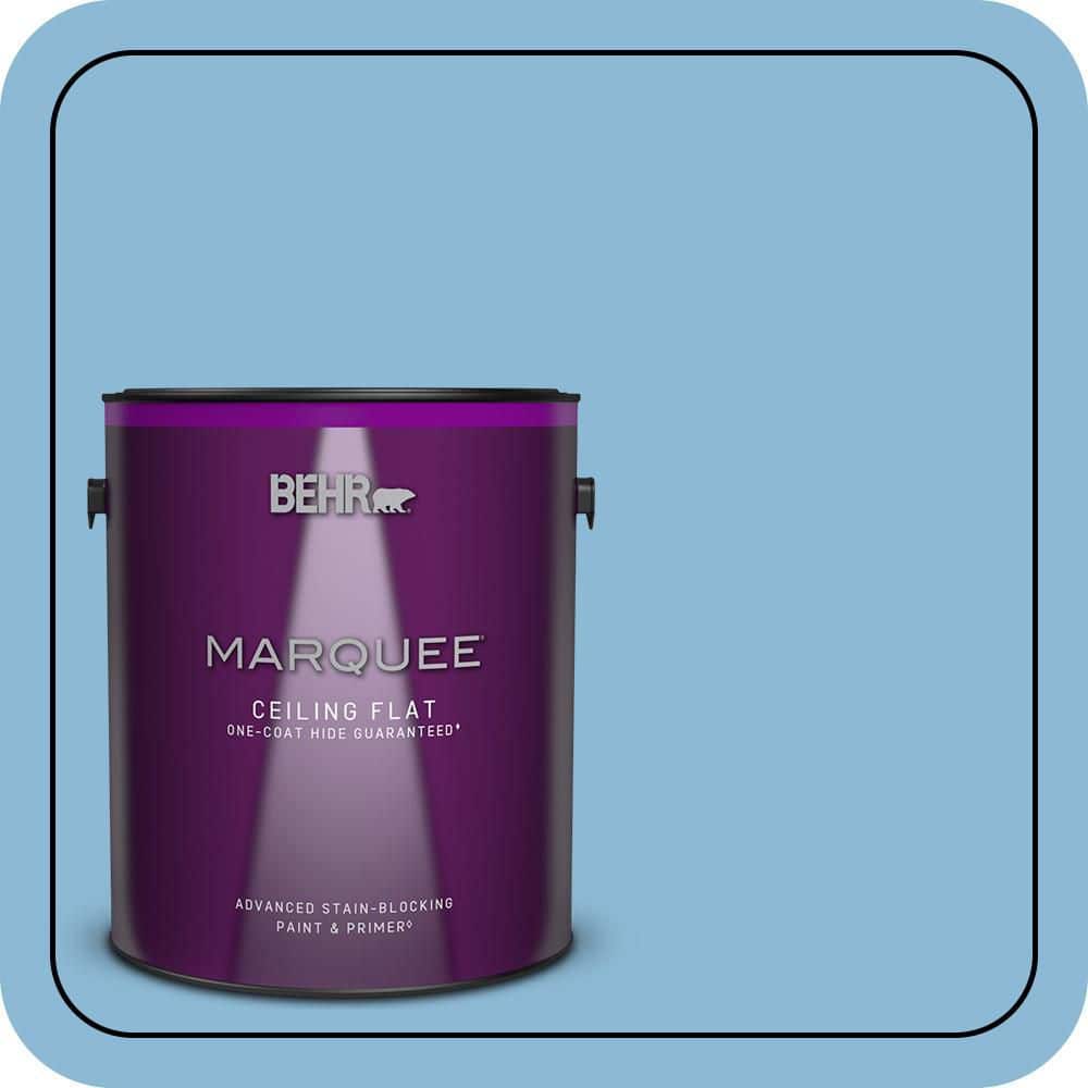 BEHR MARQUEE 1 gal. #MQ5-55 Simply Posh One-Coat Hide Ceiling Flat Interior Paint & Primer