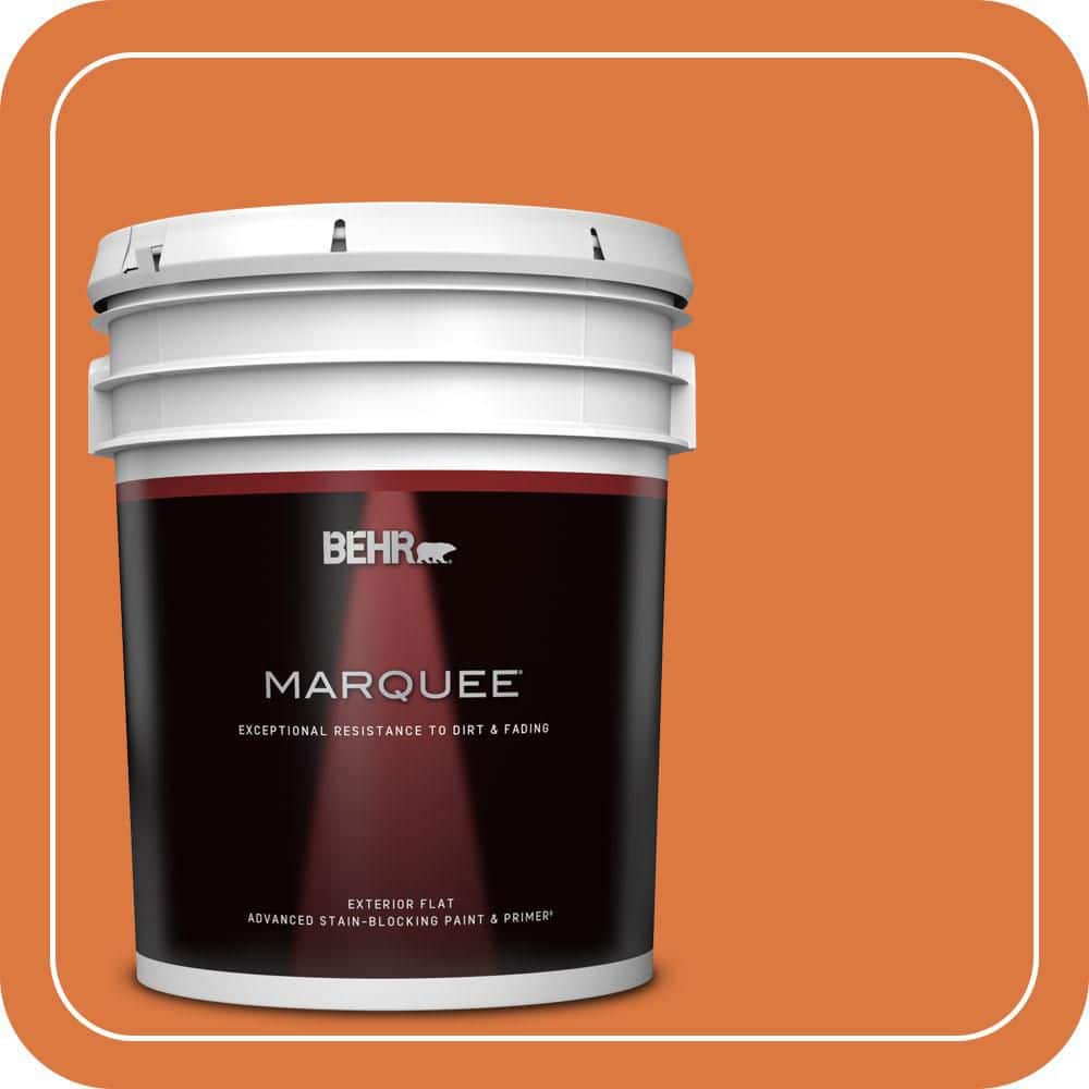 BEHR MARQUEE 5 gal. #P210-7 Japanese Koi Flat Exterior Paint & Primer