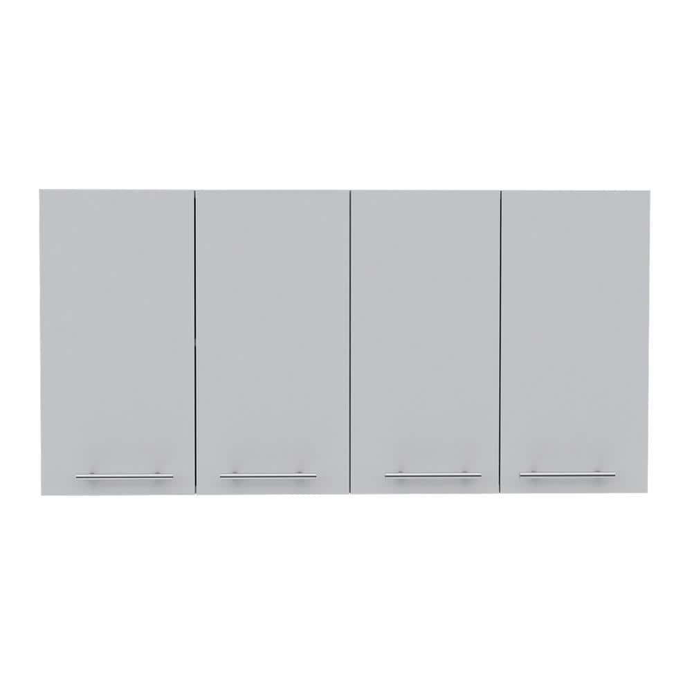 Unbranded 47.2 in. W x 13.1 in. D x 23.6 in. H Bathroom Storage Wall Cabinet in White (1)