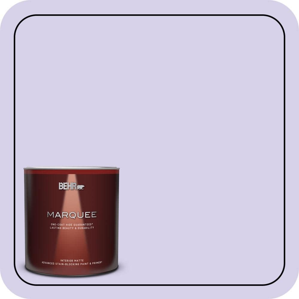 BEHR MARQUEE 1 qt. #P560-2 Air Castle Matte Interior Paint & Primer