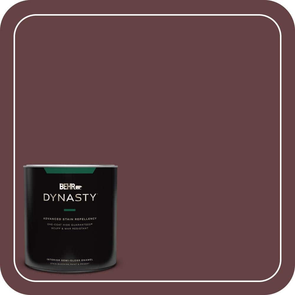 BEHR DYNASTY 1 qt. #T11-10 Wild Thing Semi-Gloss Enamel Interior Stain-Blocking Paint and Primer