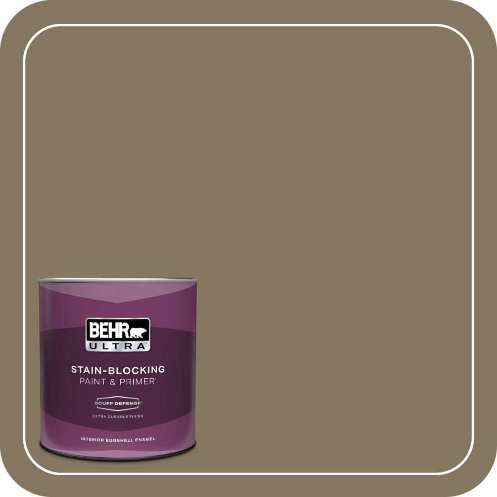 BEHR ULTRA 1 qt. #N310-6 Palm Desert Extra Durable Eggshell Enamel Interior Paint & Primer