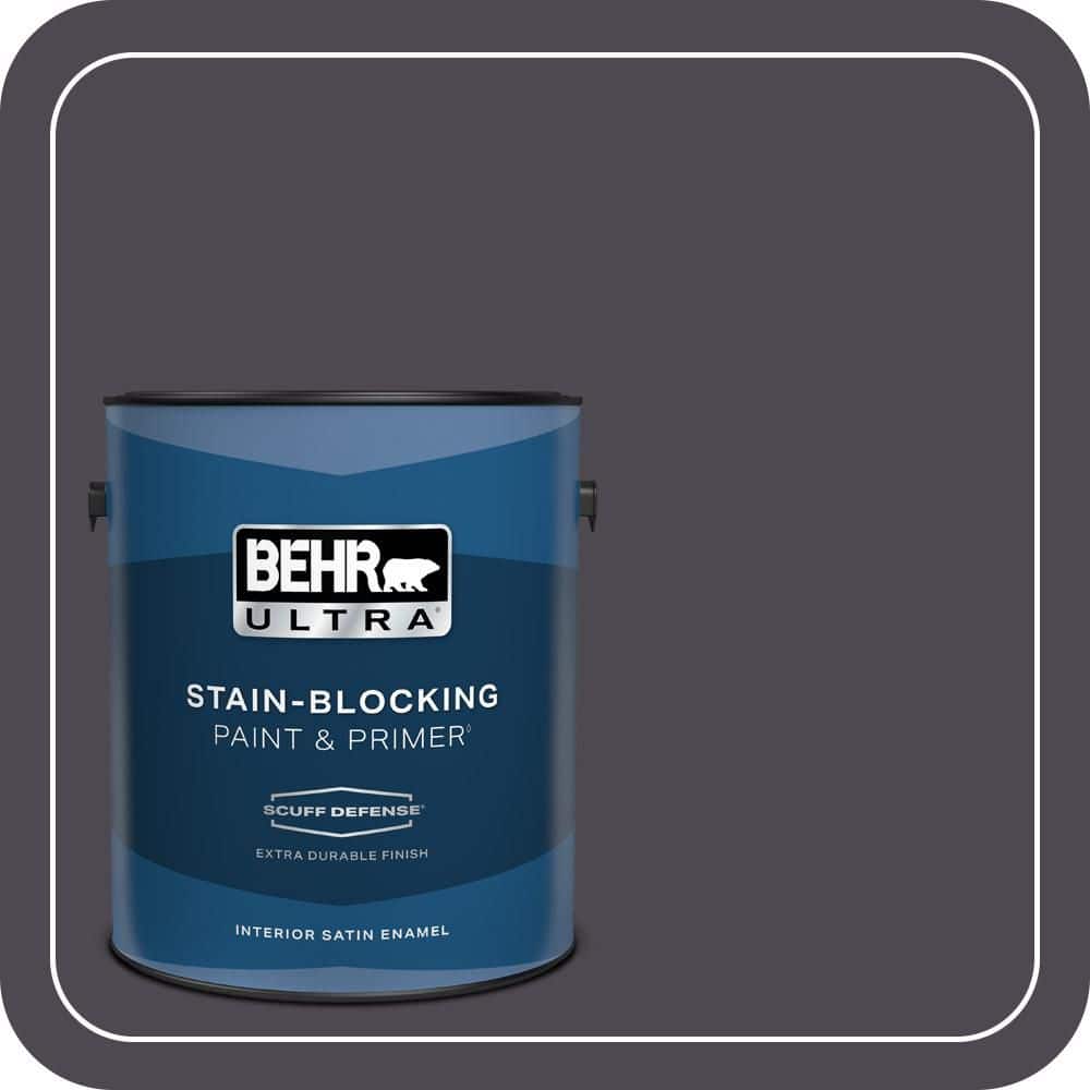 BEHR ULTRA 1 gal. #MQ5-01 Extravagance Extra Durable Satin Enamel Interior Paint & Primer (1)