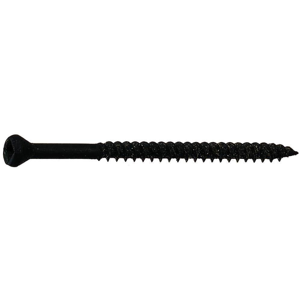 Pro-Twist #6 . Square Drive Phosphate Coated Coarse Thread Trim Head Screws Box (3)