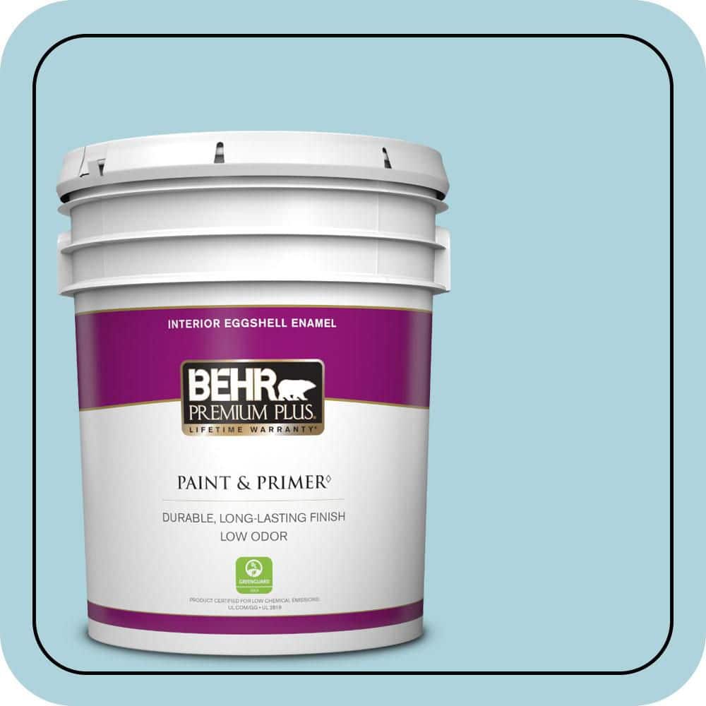 BEHR PREMIUM PLUS 5 gal. #MQ4-55 Balboa Eggshell Enamel Low Odor Interior Paint & Primer