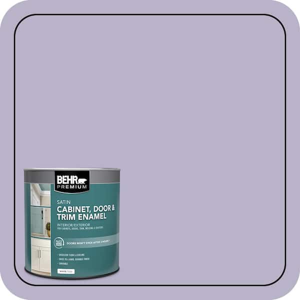 BEHR PREMIUM 1 qt. #S570-3 Bohemianism Satin Enamel Interior/Exterior Cabinet, Door & Trim Paint (2)
