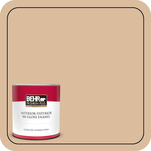 BEHR PREMIUM PLUS #BXC-40 Soft Wheat Enamel Low Odor & Primer (2)
