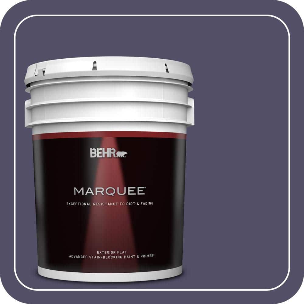 BEHR MARQUEE 5 gal. #PPU16-19 Mardi Gras Flat Exterior Paint & Primer