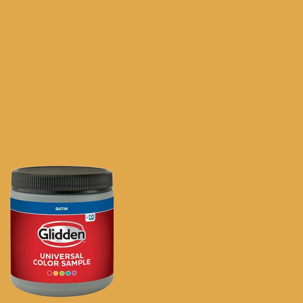 Glidden 8 oz. PPG1209-6 Brass Mesh Satin Interior Paint Sample (1)