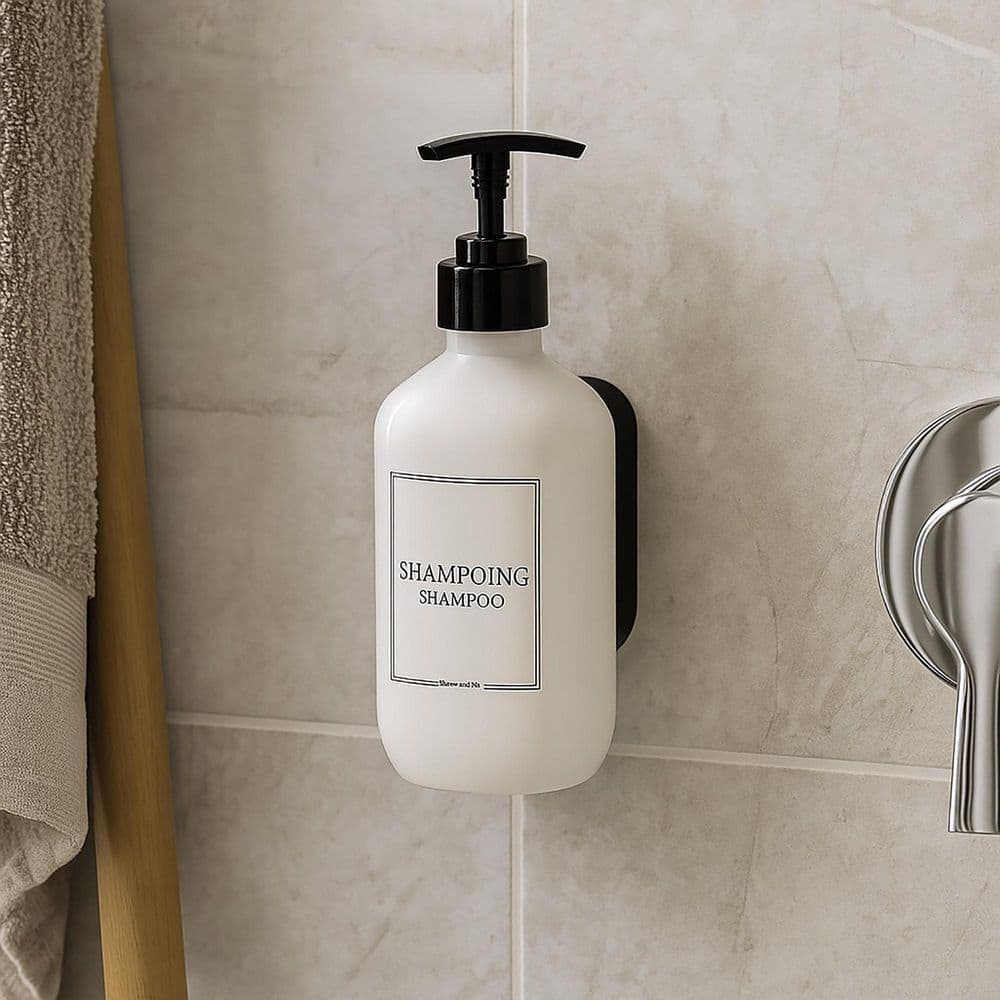 EVIDECO French home goods Wall-Mounted Shampoo Soap Dispenser 13 fl oz. (380ml) (2)