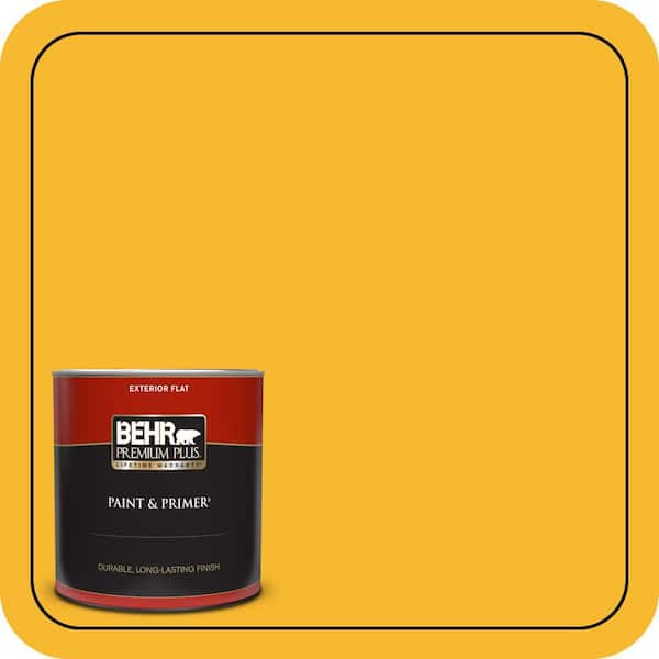 BEHR PREMIUM PLUS #HDC-MD-02A Yellow Groove Enamel Low Odor & Primer (4)