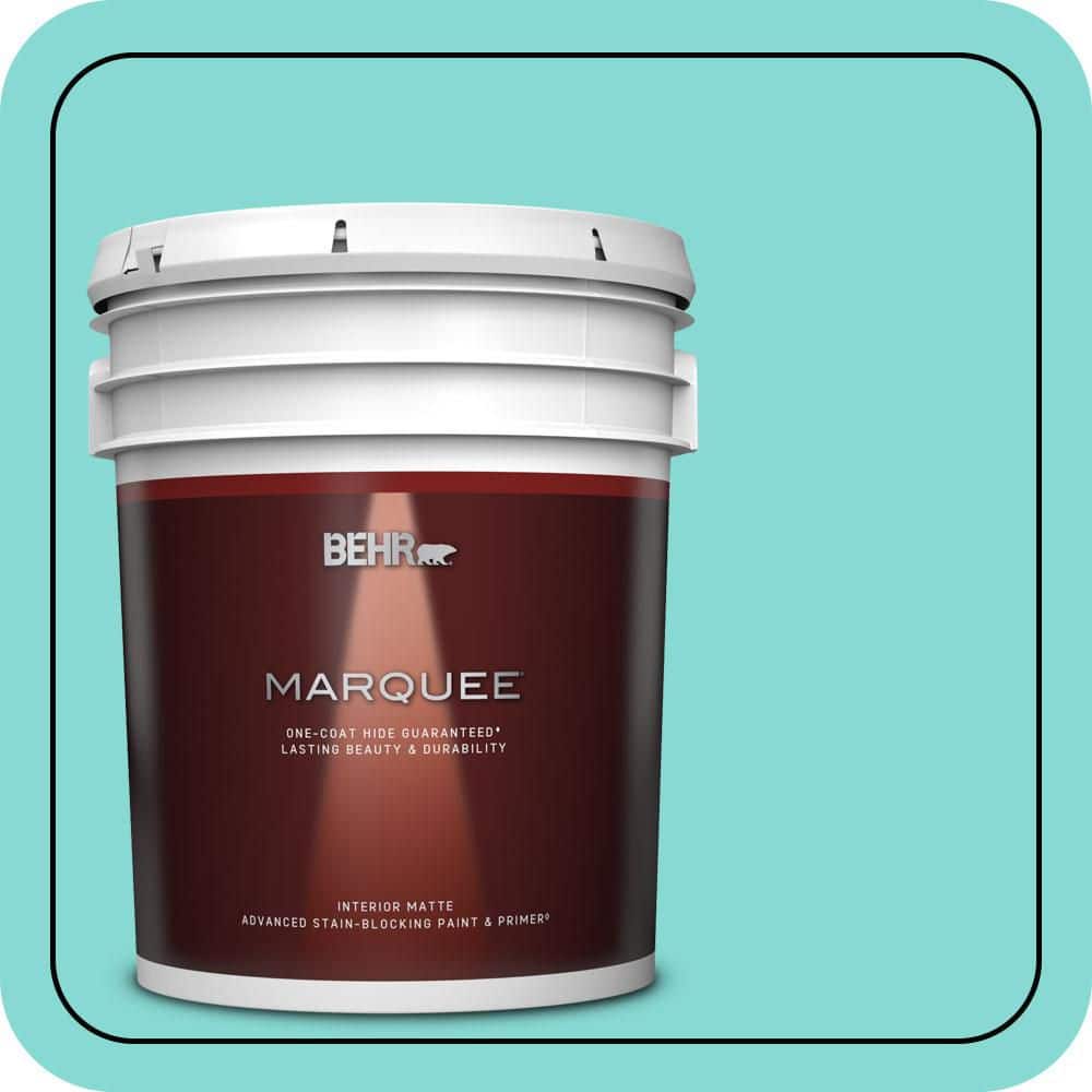 BEHR MARQUEE 5 gal. #P450-3 Rainwater Matte Interior Paint & Primer