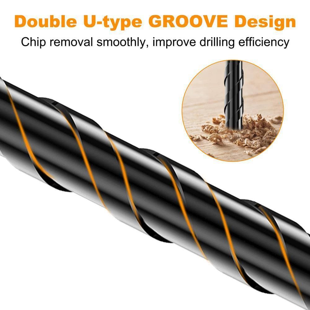 Angel Sar 10 Pcs 1/4 in. Strength Carbide Masonry Drill Bit Set, Multifunction Cement Concrete Drill Bit Set for Glass Brick Tile (3)