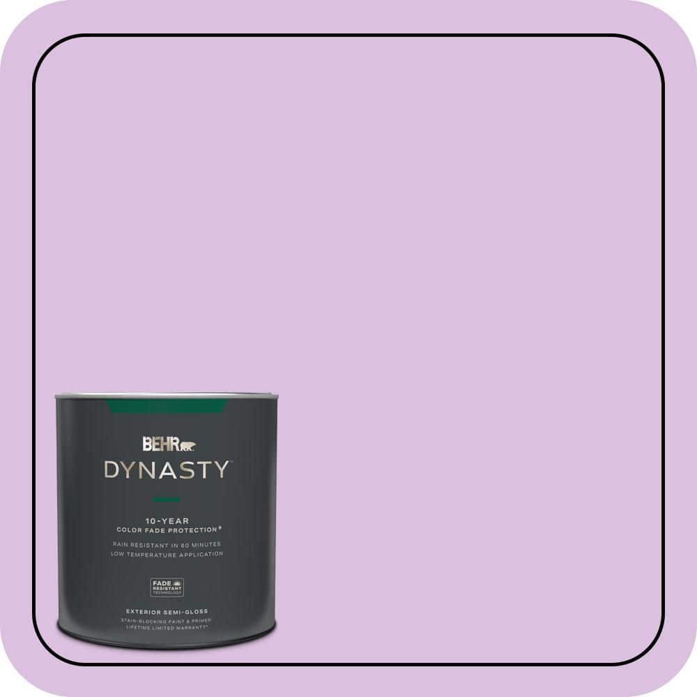 BEHR DYNASTY 1 qt. #P100-3 Epiphany Semi-Gloss Exterior Stain-Blocking Paint & Primer