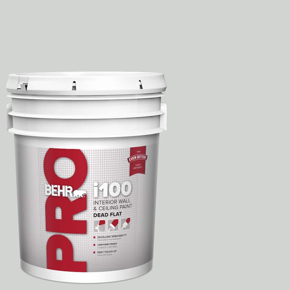 BEHR PRO 5 gal. #780E-3 Sterling Dead Flat Interior Paint (2)