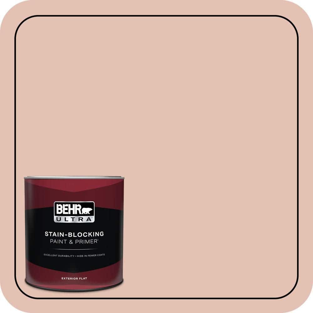 BEHR ULTRA 1 qt. #S180-2 Sunwashed Brick Flat Exterior Paint & Primer