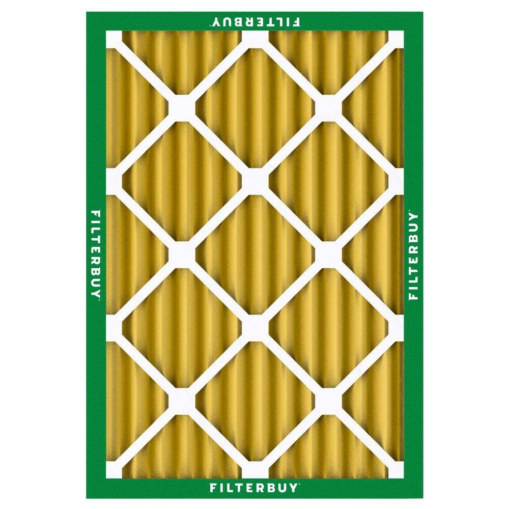Filterbuy 24 in. x 25 in. x 2 in. MERV 11 (FPR 7) Allergen Defense Pleated HVAC AC Furnace Air Filters Replacement (5-Pack) (3)