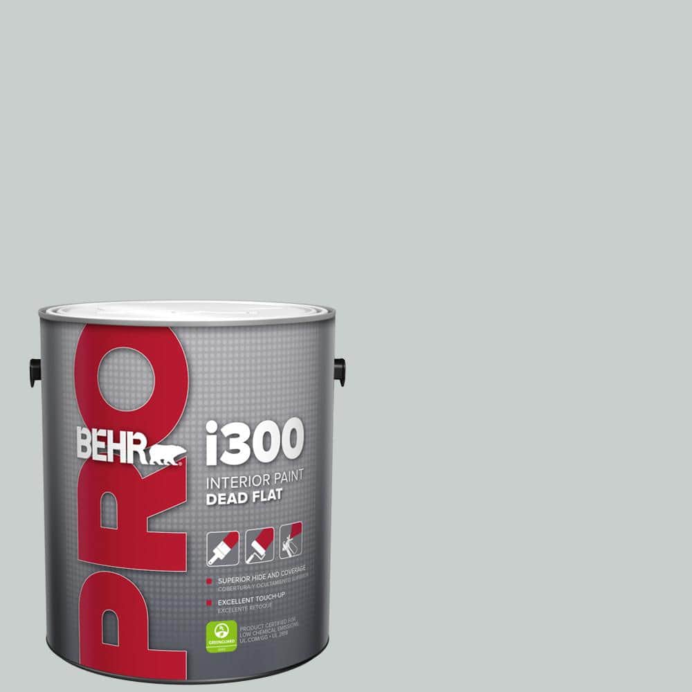 BEHR PRO 1 gal. #720E-2 Light French Gray Dead Flat Interior Paint