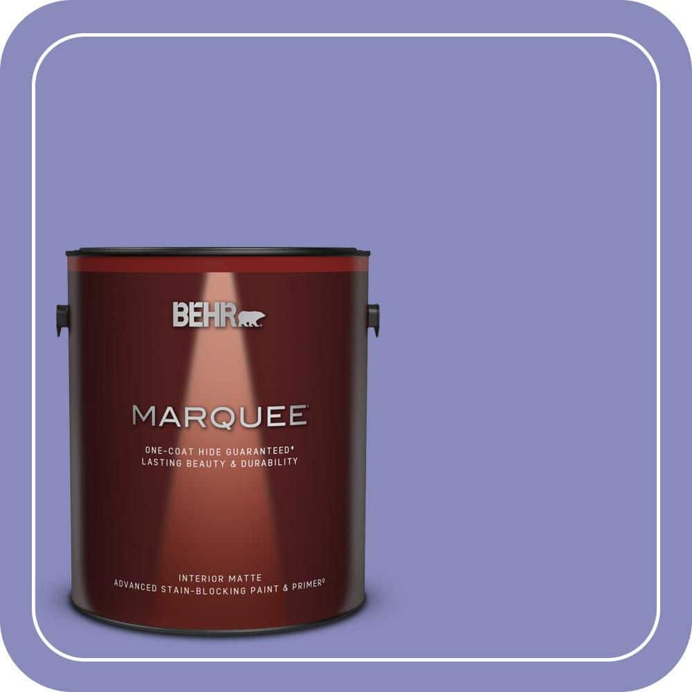 BEHR MARQUEE 1 gal. #620B-5 Pristine Petal Matte Interior Paint & Primer