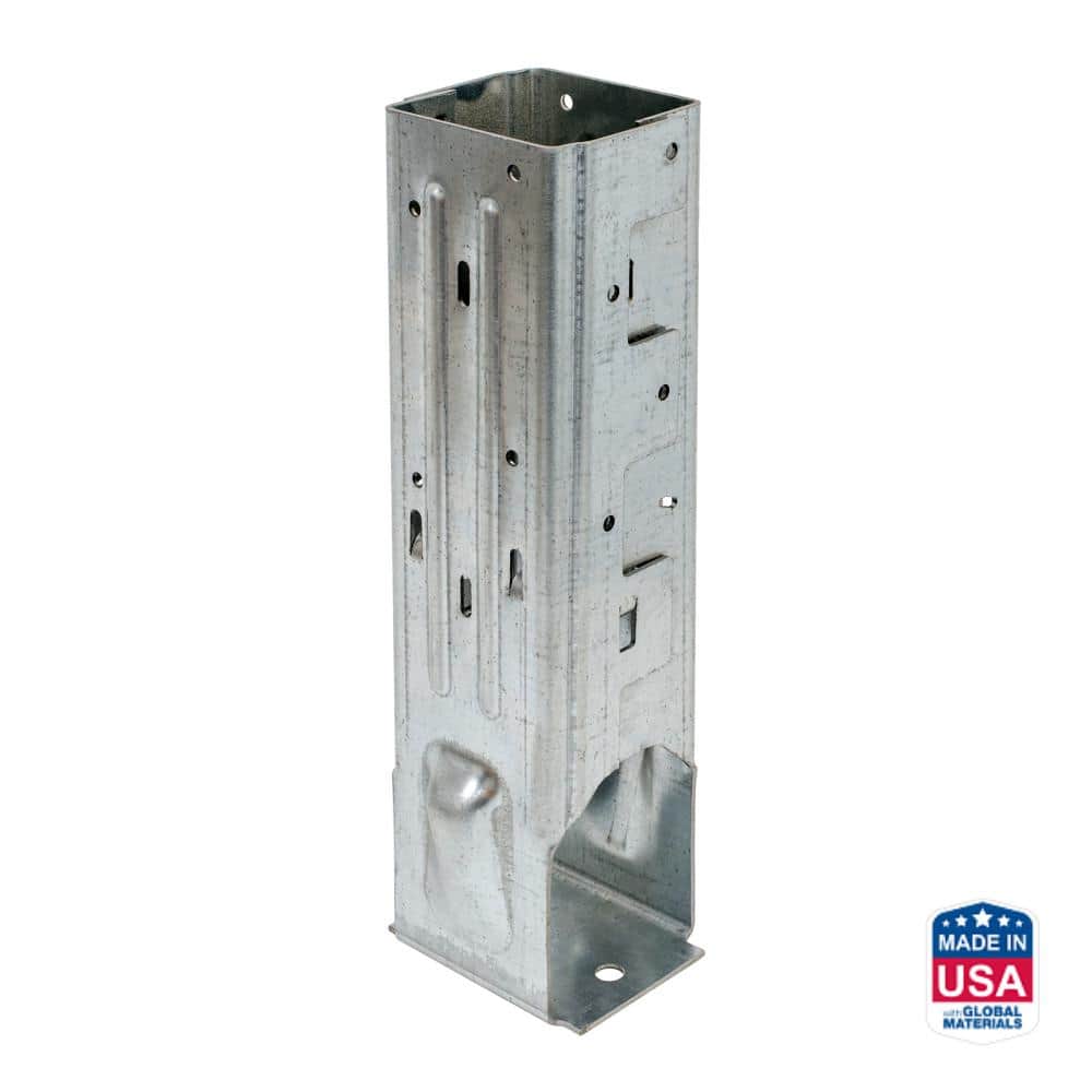 Simpson Strong-Tie MPBZ ZMAX Galvanized Moment Post Base for 4x4 Nominal Lumber with SDS Screws (1)