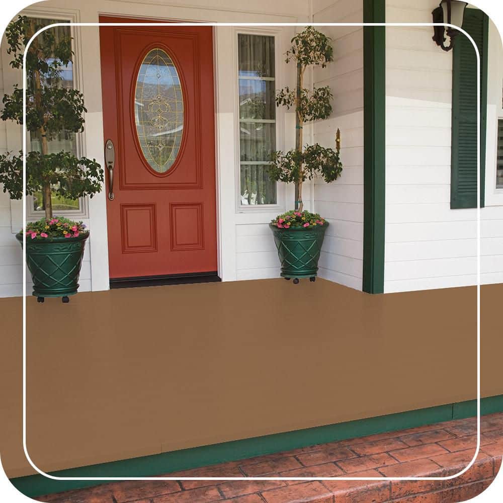 BEHR PREMIUM #S270-7 Low-Lustre Enamel Interior/Exterior Porch and Patio Floor Paint (2)