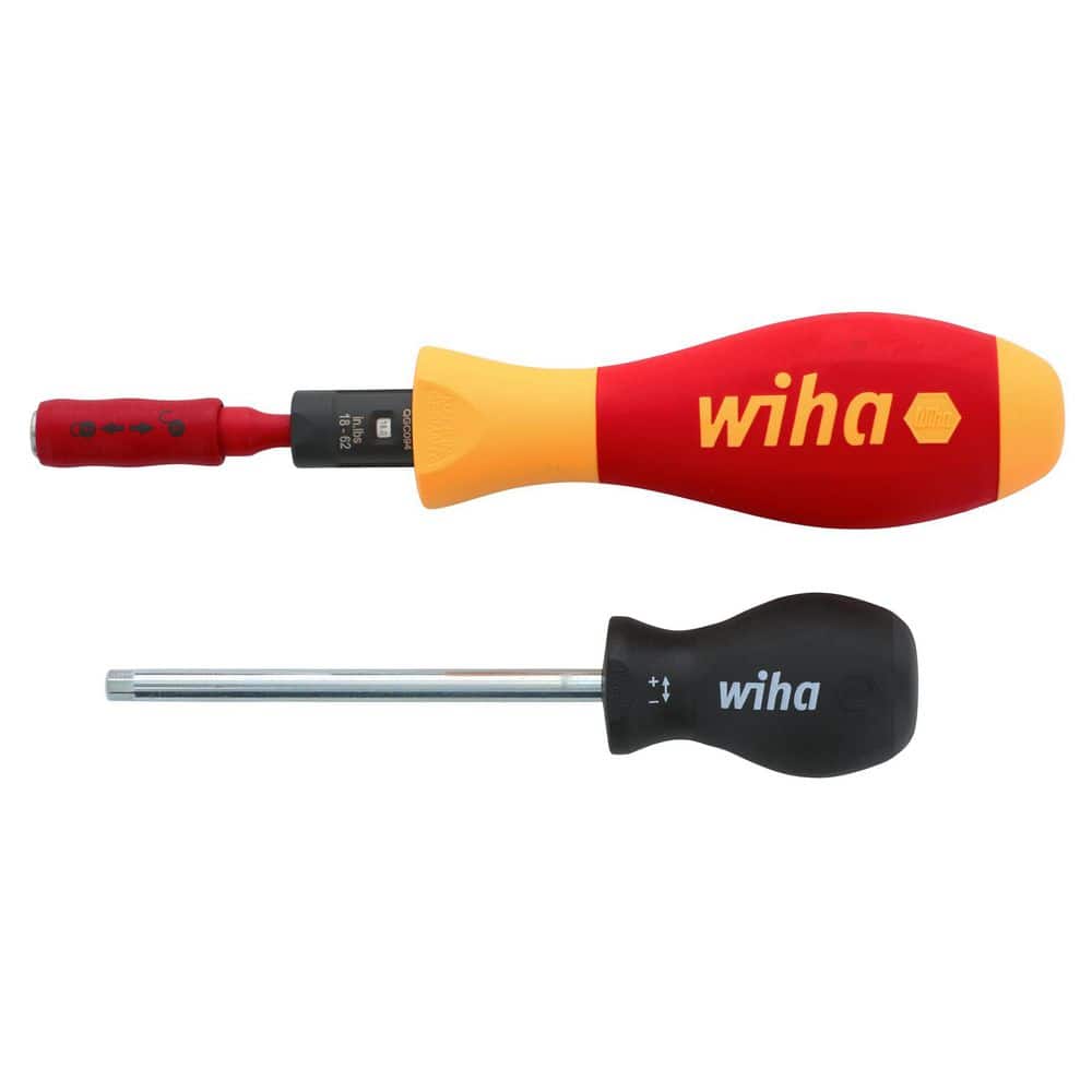 Wiha Insulated TorqueVario-S Handle 18-62 in./lbs. with SlimLine Blade Holder