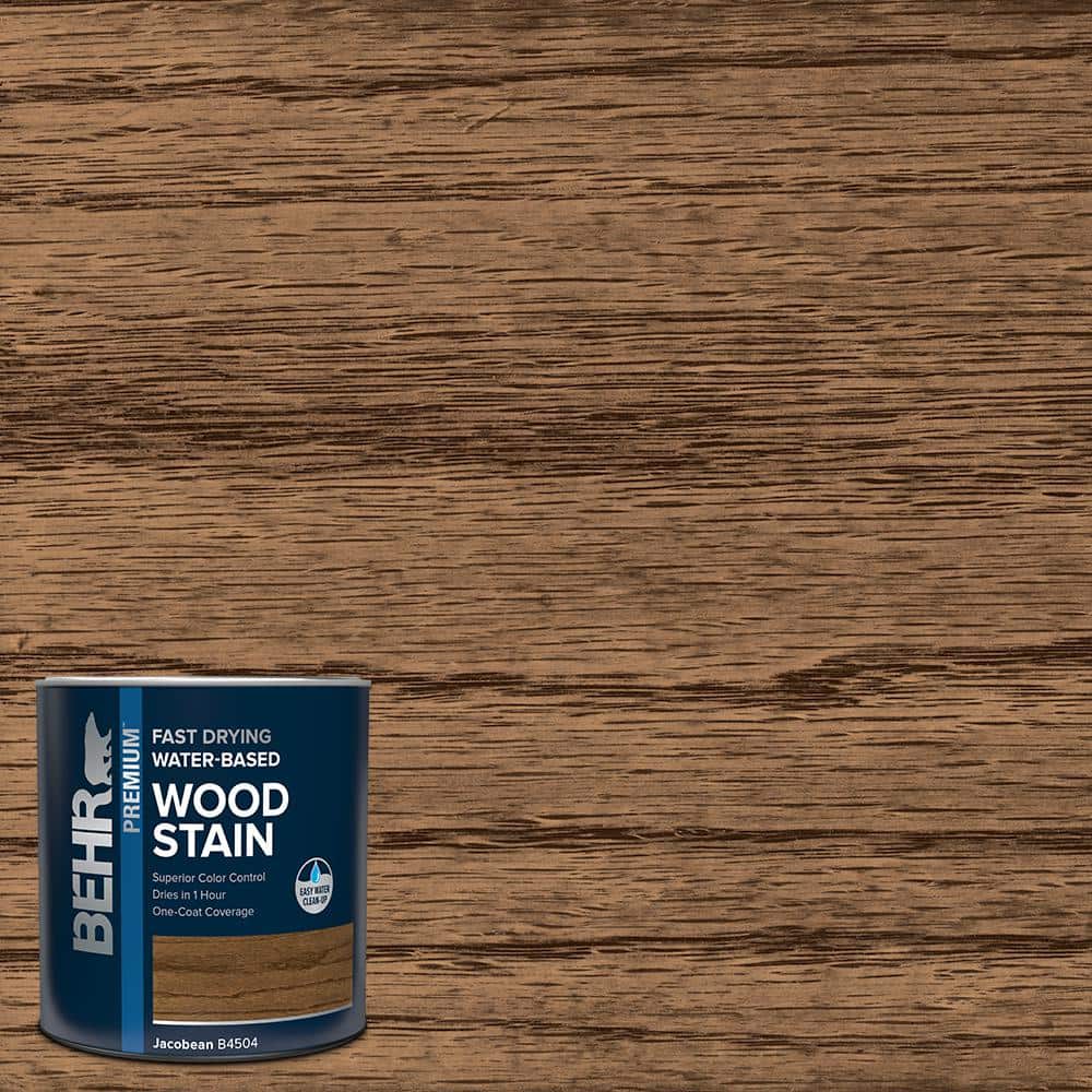 BEHR PREMIUM 1 qt. #TIS-504 Jacobean Transparent Fast Drying Water-Based Interior Wood Stain