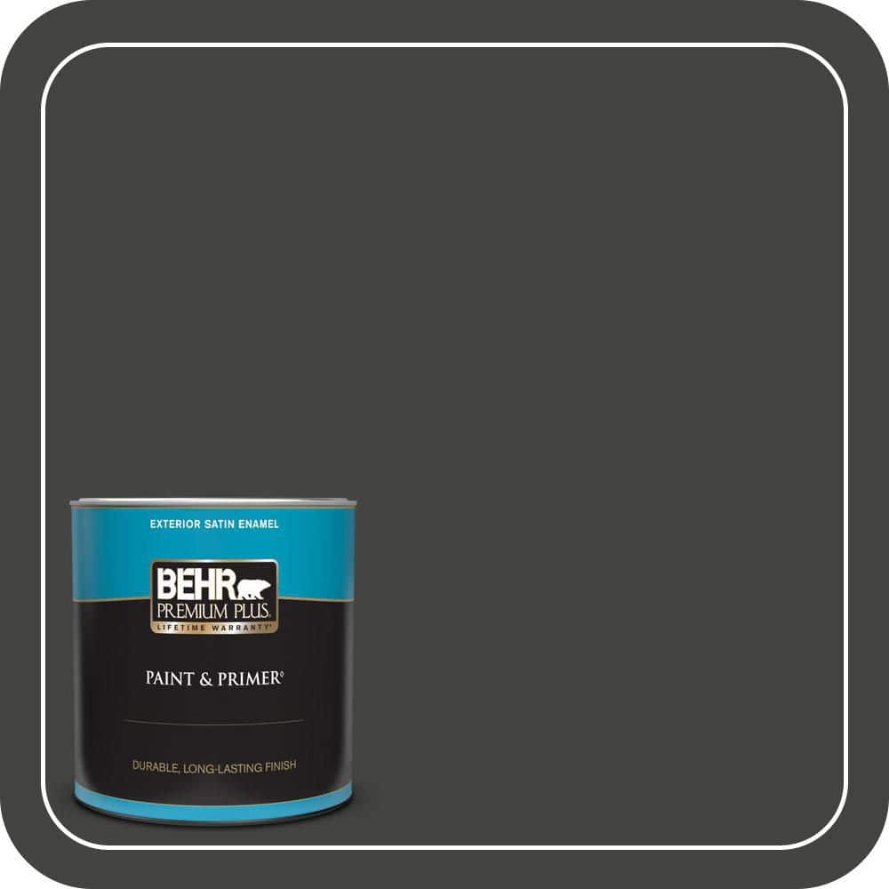 BEHR PREMIUM PLUS 1 qt. #PPU18-20 Broadway Satin Enamel Exterior Paint & Primer