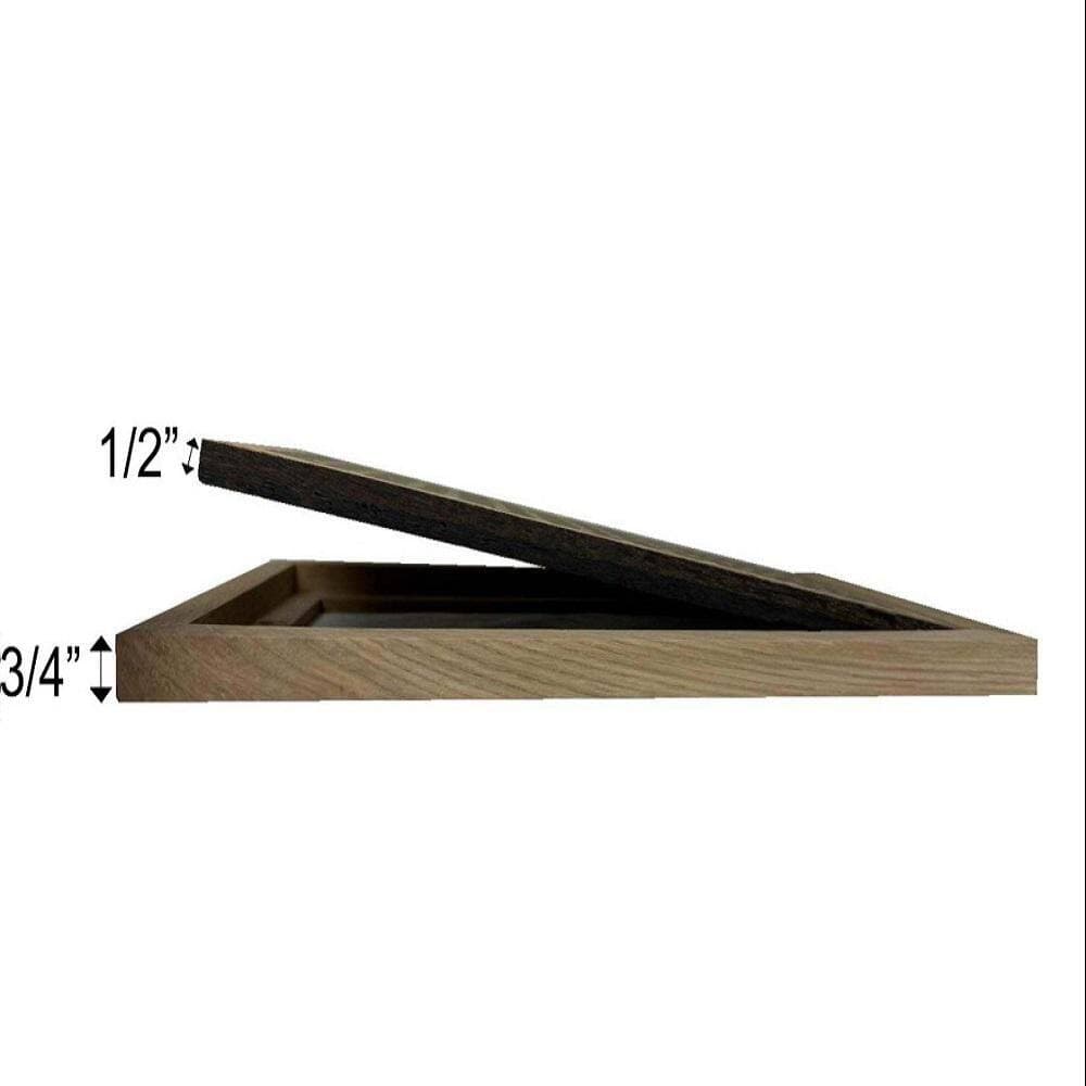 STELLAR Hardwood Floor Register, Duct Opening 4X10 (Overall 7x13)- Cherokee Design (4)