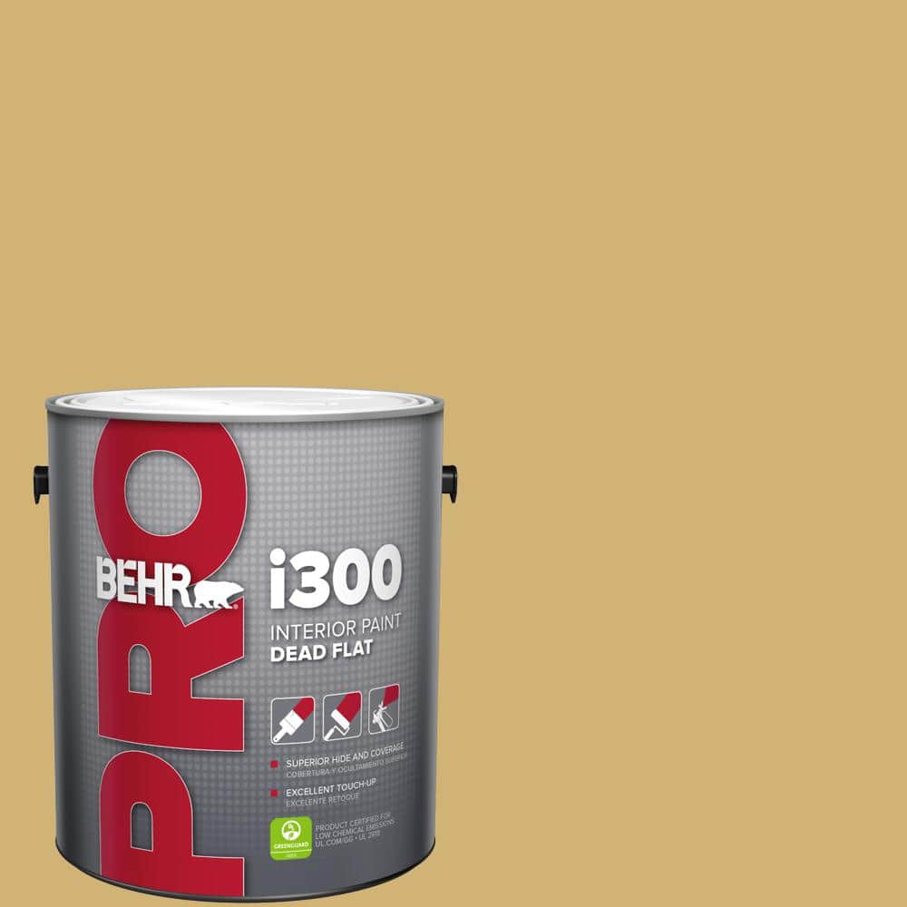 BEHR PRO 1 gal. #M320-5 Dried Chamomile Dead Flat Interior Paint