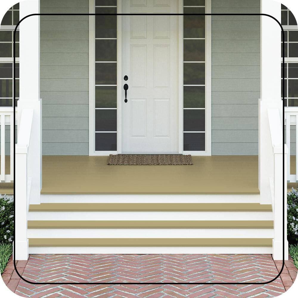BEHR PREMIUM #M330-5 Textured Low-Lustre Enamel Interior/Exterior Porch and Patio Anti-Slip Floor Paint (2)