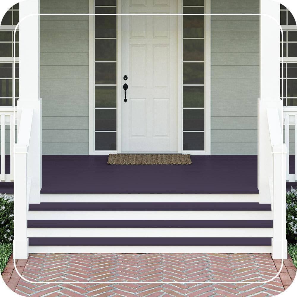 BEHR PREMIUM #HDC-CL-06 Textured Low-Lustre Enamel Interior/Exterior Porch and Patio Anti-Slip Floor Paint (2)