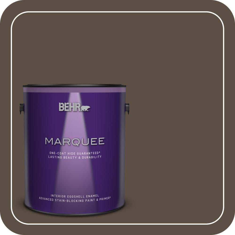 BEHR MARQUEE 1 gal. #S-H-710 Dried Leaf Eggshell Enamel Interior Paint & Primer