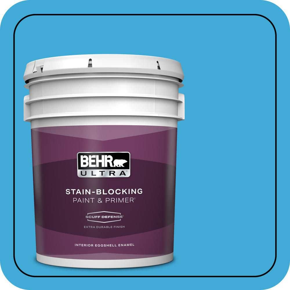 BEHR ULTRA 5 gal. #550B-5 Windjammer Extra Durable Eggshell Enamel Interior Paint & Primer