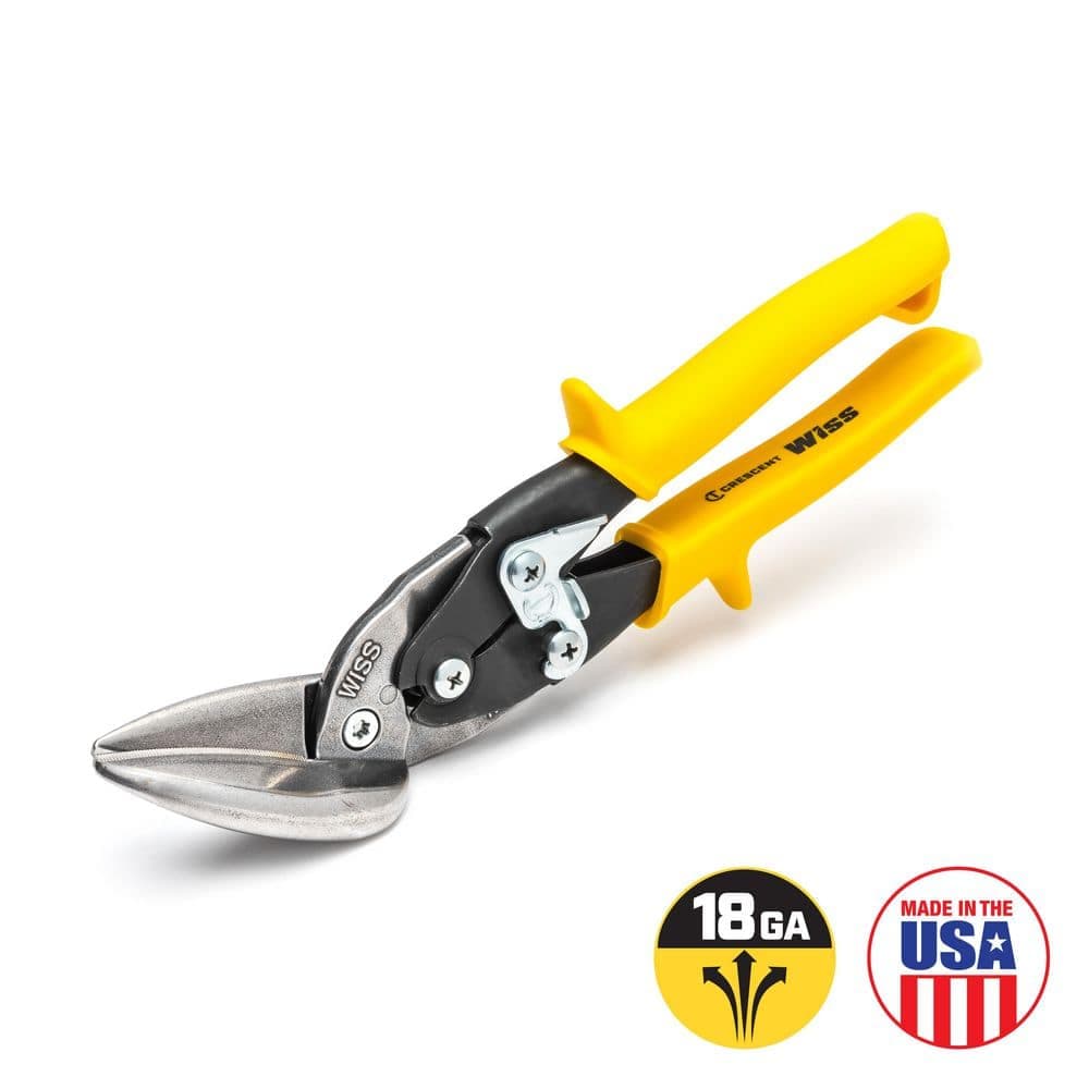 Crescent Wiss 9-4/5 in. Offset Straight Aviation Snips