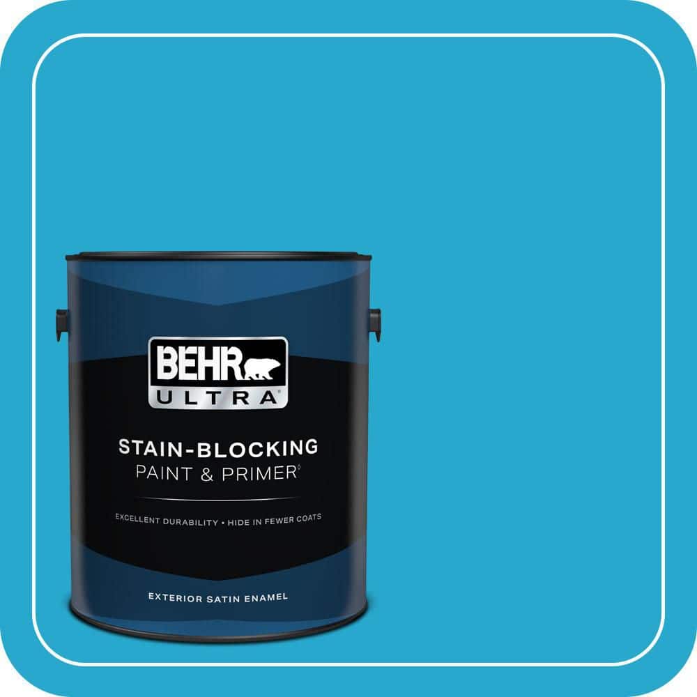BEHR ULTRA 1 gal. #T12-8 Reboot Satin Enamel Exterior Paint & Primer