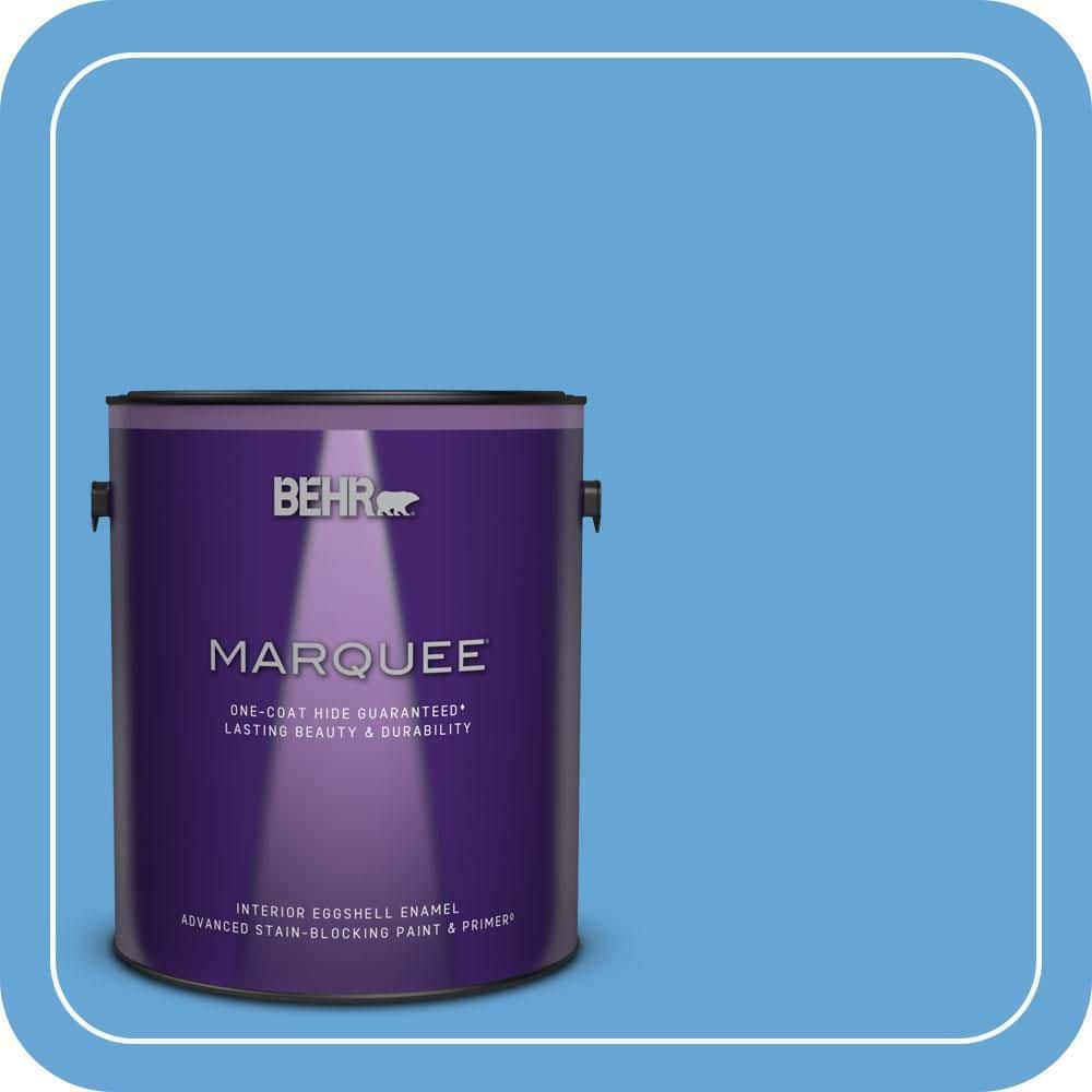 BEHR MARQUEE 1 gal. #560B-5 Ocean Tropic Eggshell Enamel Interior Paint & Primer