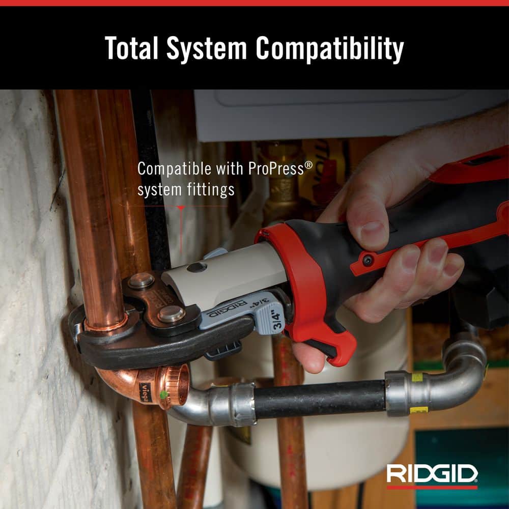 RIDGID ProPress Standard 1/2 in. to 1-1/4 in. V1 Press Tool Ring Kit, for Standard Series Press Tools (Includes 6 Items) (3)