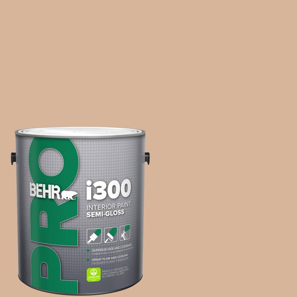 BEHR PRO 1 gal. #S230-3 Beech Nut Semi-Gloss Interior Paint